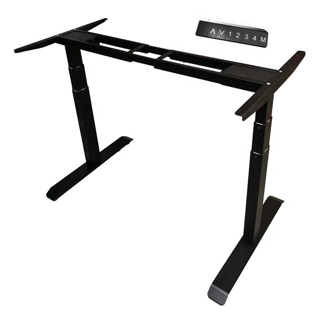 Ergonomic electric motorized office height adjustable uplift table workstation