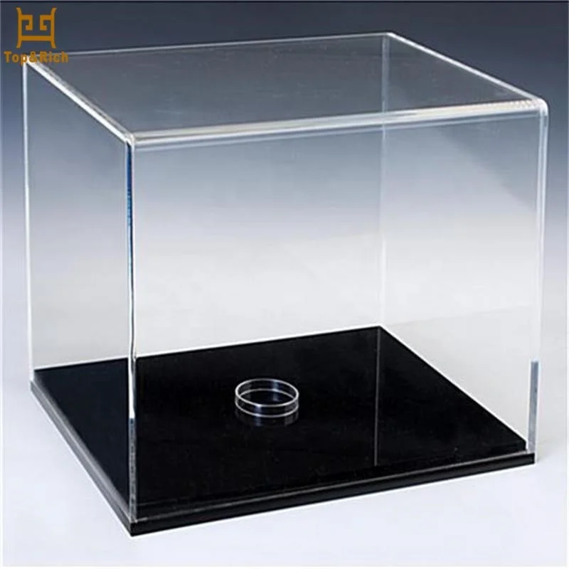 Factory Wholesale Clear Acrylic Display Case Box Lighted Acrylic Helmet Display Case