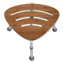 Bathroom Shine Finsed Bamboo Shower Chairs/bath Seat/shower Bench