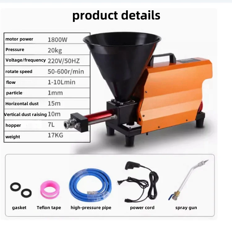 High Pressure Portable Electric Airless Sprayer Equipment Waterproof Wall Coating Caulking Machine