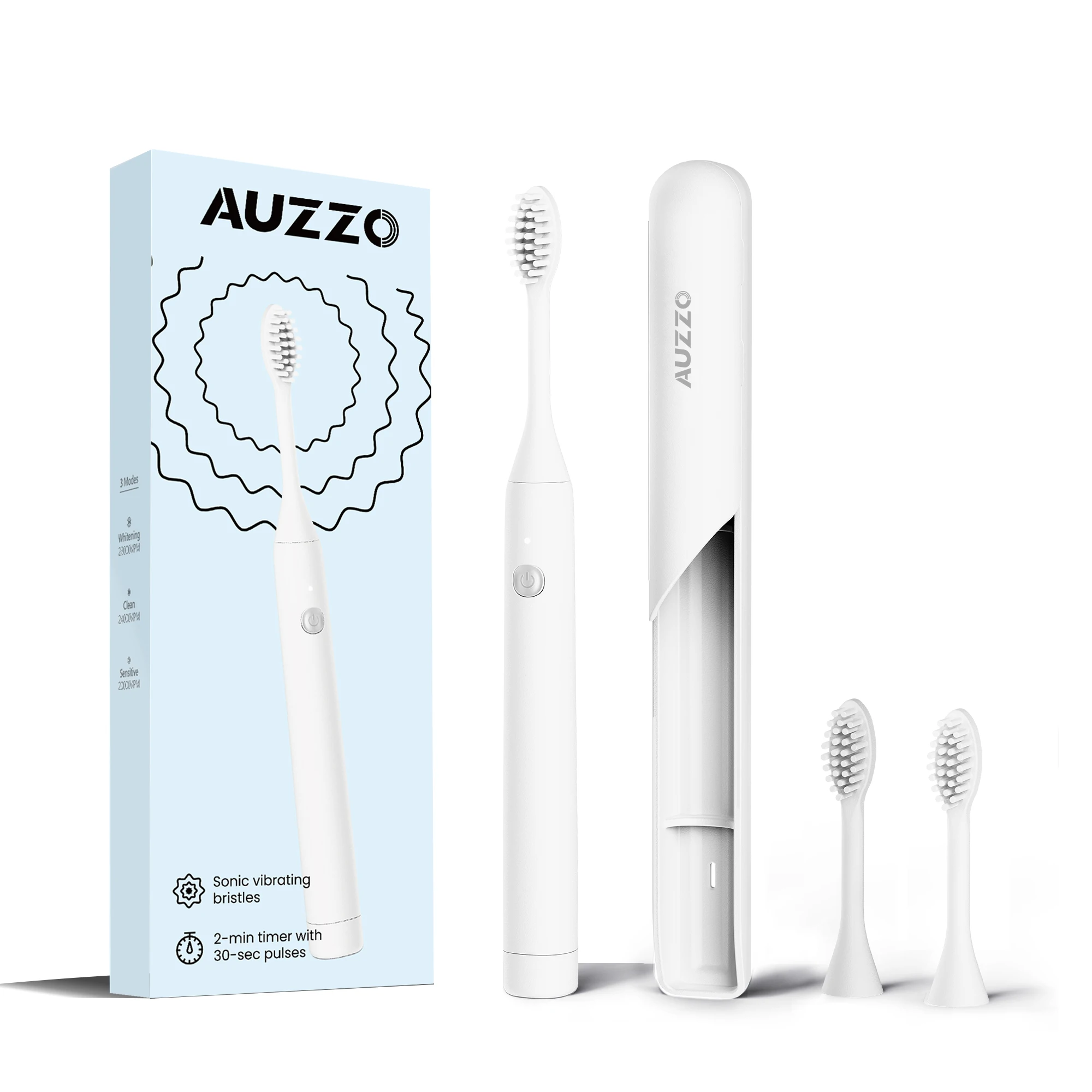 Waterproof Automatic Sonic Electric Vibrating Battery Powered Operated Smart Toothbrush Adults China Oem