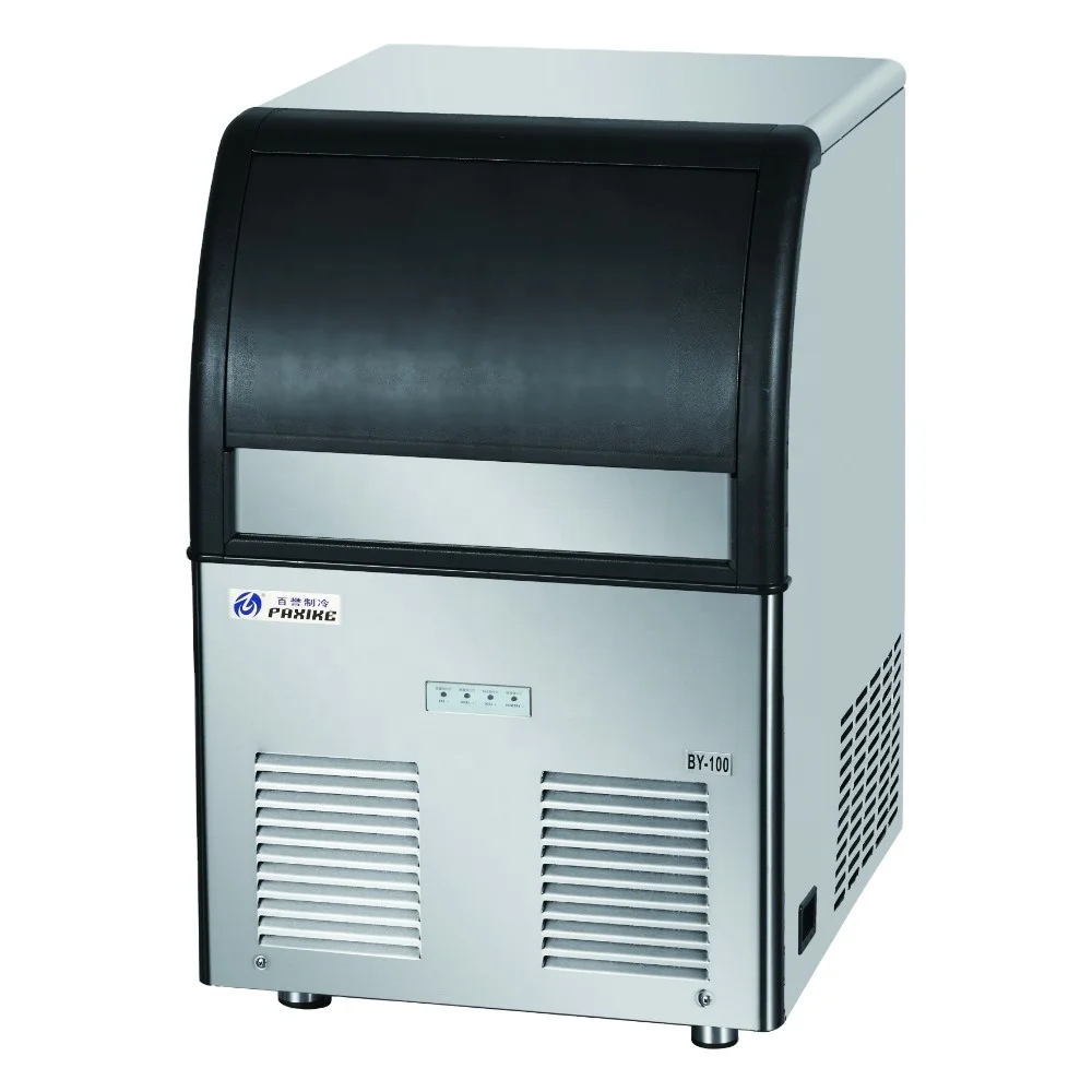 Commercial Ice Maker Machine Ice Making Machine  led lights Automatic Water Cooling Ice Cube Making Machine