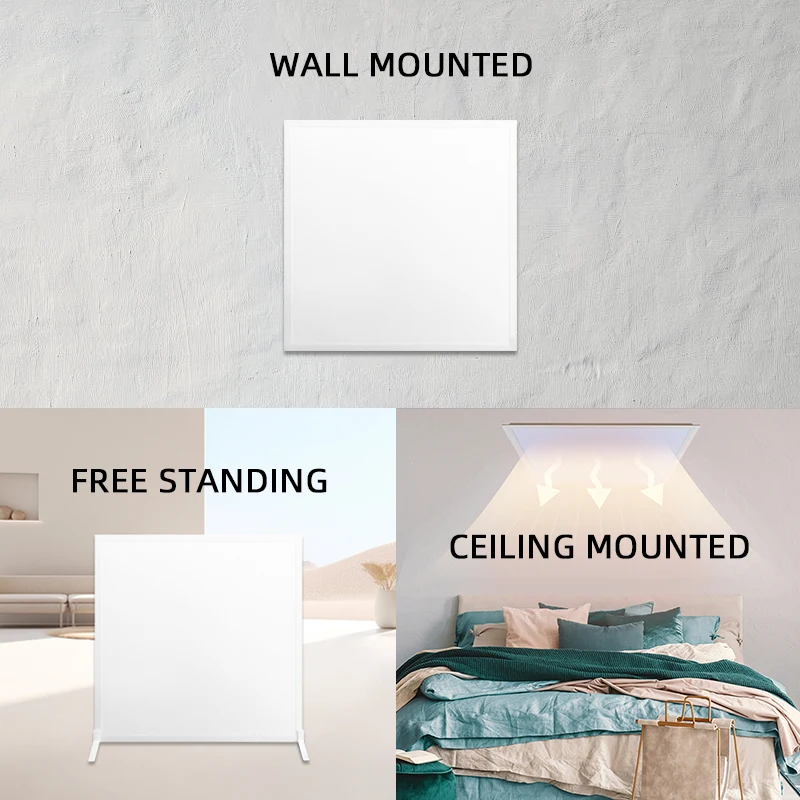 Graphene infrared carbon crystal flat panel heater indoor far infrared decorative painting heating plate heater