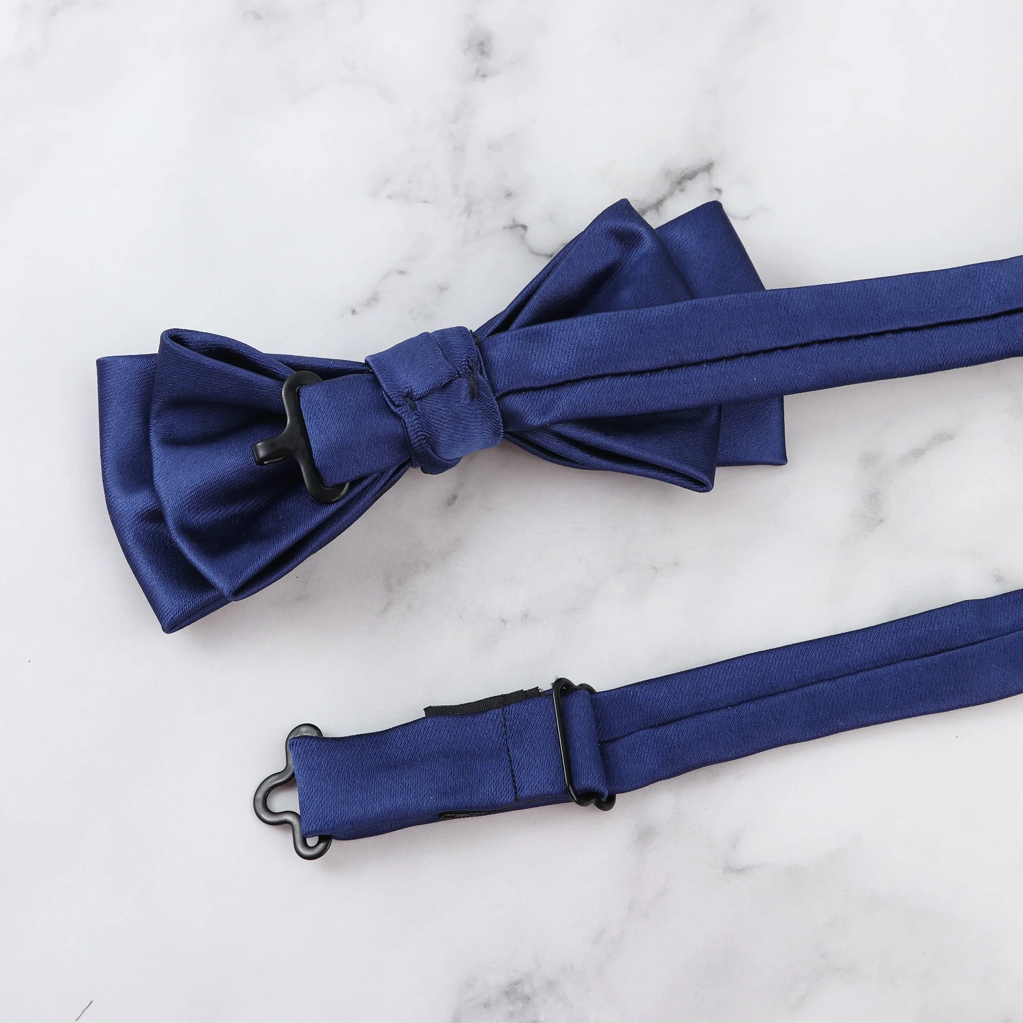 Personalized fashion business handmade bowties pink purple high quality cheap adjustable bow tie satin polyester bow yies