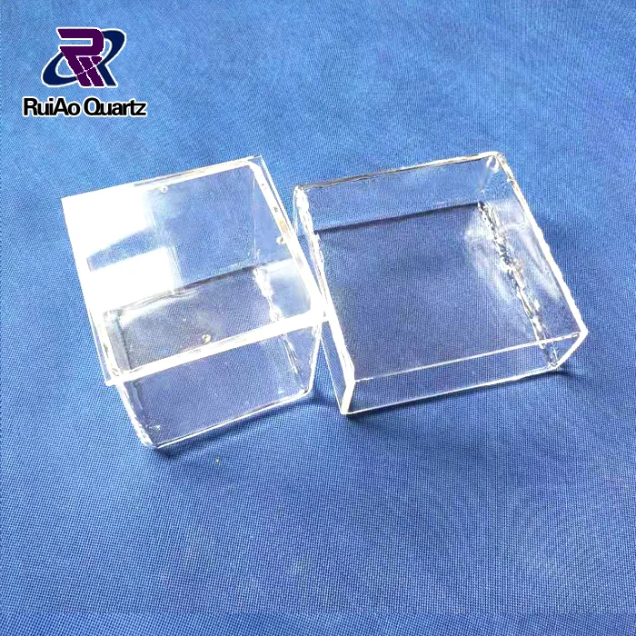 cubic quartz glass cuvette