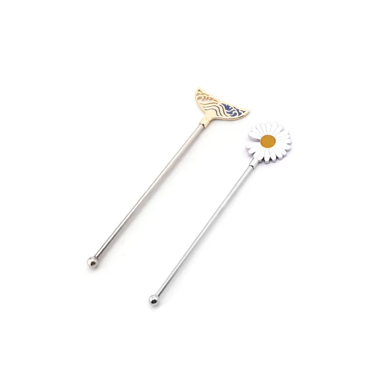 Мешалка Для Кофе металлическая мешалка для напитков под заказ палочки для заваривания