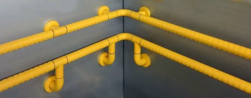 Disabled People Use Bathtub Handrail Safety Handle Bars WC Armrest Grab Rail hallway corner handrail