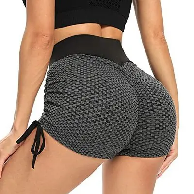  TIKTok Leggings Honeycomb Pants Butt Lift for Women Yoga Pant High Waist Lifting Bubble