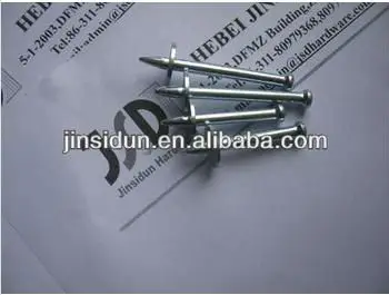 Galvanized Drive Pin With Washer