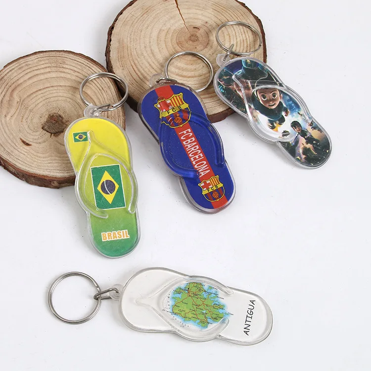 fashion design any shape cheap acrylic keychain  for promotional gift