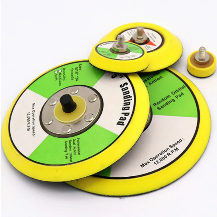 3mm  100/115/125/150/180mm EVA Plastic Backing Pad With Hook And Loop