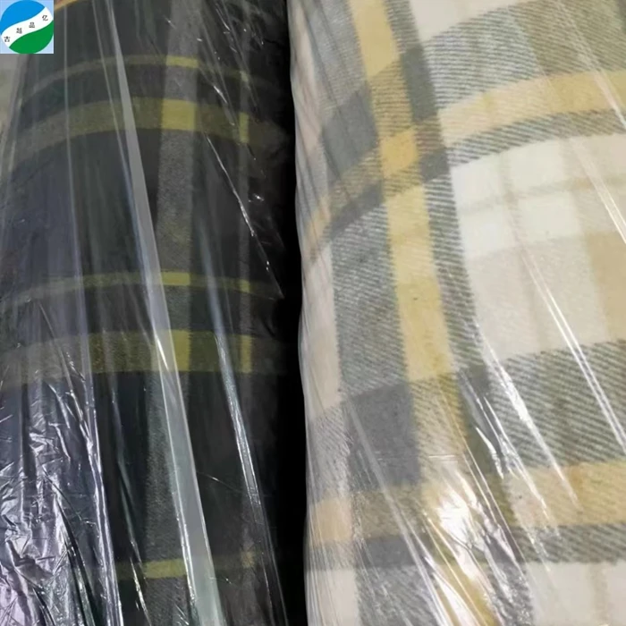 Hot selling popular woven stretch fabric for pants 60 cotton 40 polyester tr fabric yarn dyed stock lot for trouser