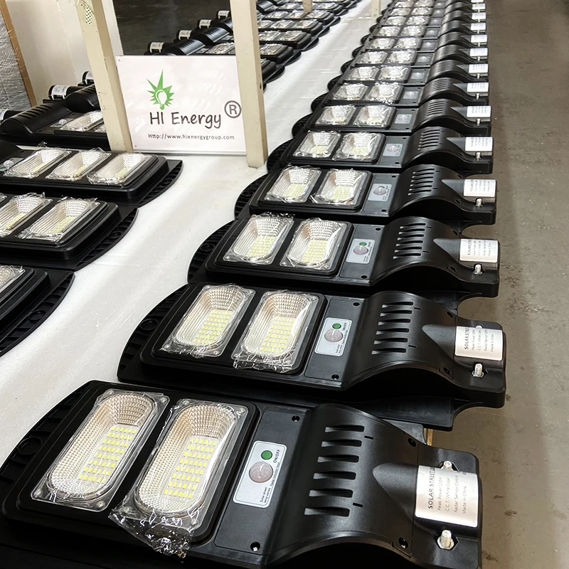 HiEnergy100W 300W 1000W 2000W All in One Integrated Waterproof LED Outdoor Garden Lamp Solar Street Light