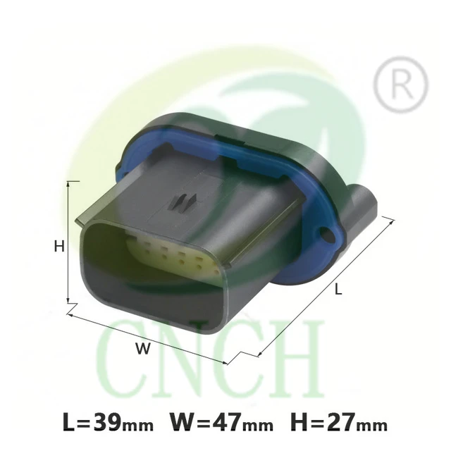 12PIN Waterproof automotive connector DJ71281W-1.5-11 Suitable for molex 47725-6010