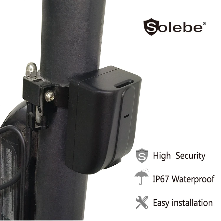 clean helmet solution for micromobility rental business uvc led disinfection app control sharing kick scooter helmet lock