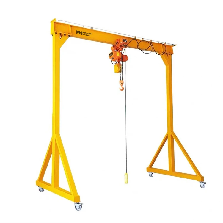 5 Ton Workshop Portable Mobile 10 Ton Gantry Crane Small Portable Crane