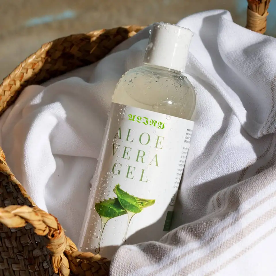 Private label pure organic superior filtration for purity aloe vera soothing gel for face