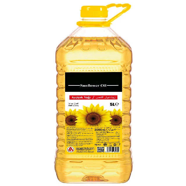 Refined sunflower oil bulk cooking oil 5 liter edible vegetable cooking oil for sale