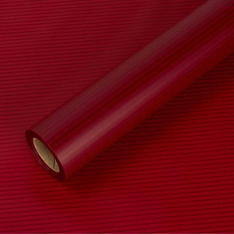 Wholesale Florist Supplies Rose Festival Flower Waterproof Striped Christmas Gift Wrapping Paper