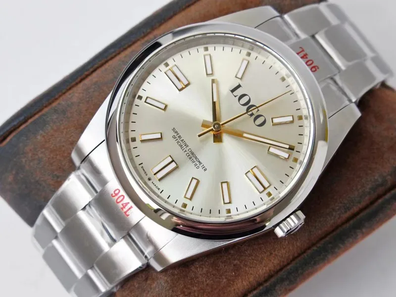 Luxury Pointer Watch 3230 Movement 904L Steel 41mm 124300 Mechanical