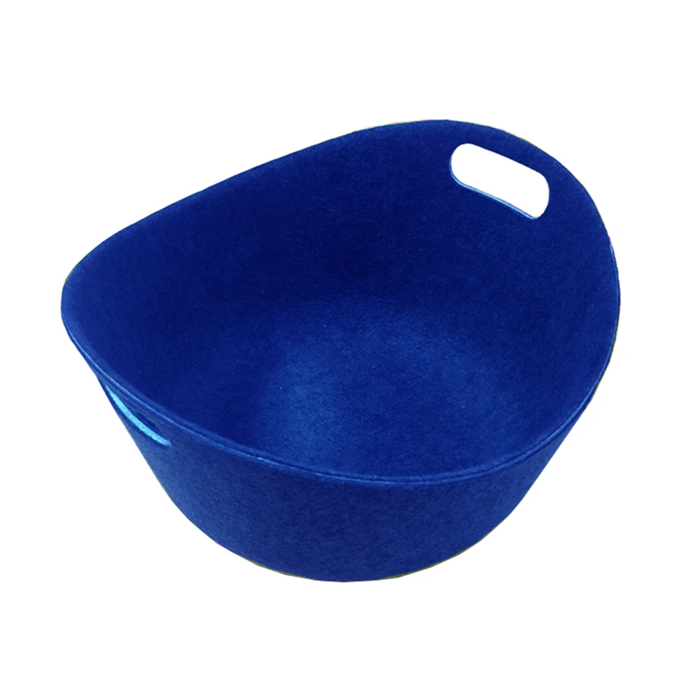 Factory Manufacturer Storage Box Industrial Laundry Storage Baskets Recycled Pet Felt Storage Boxes For Home Organizer