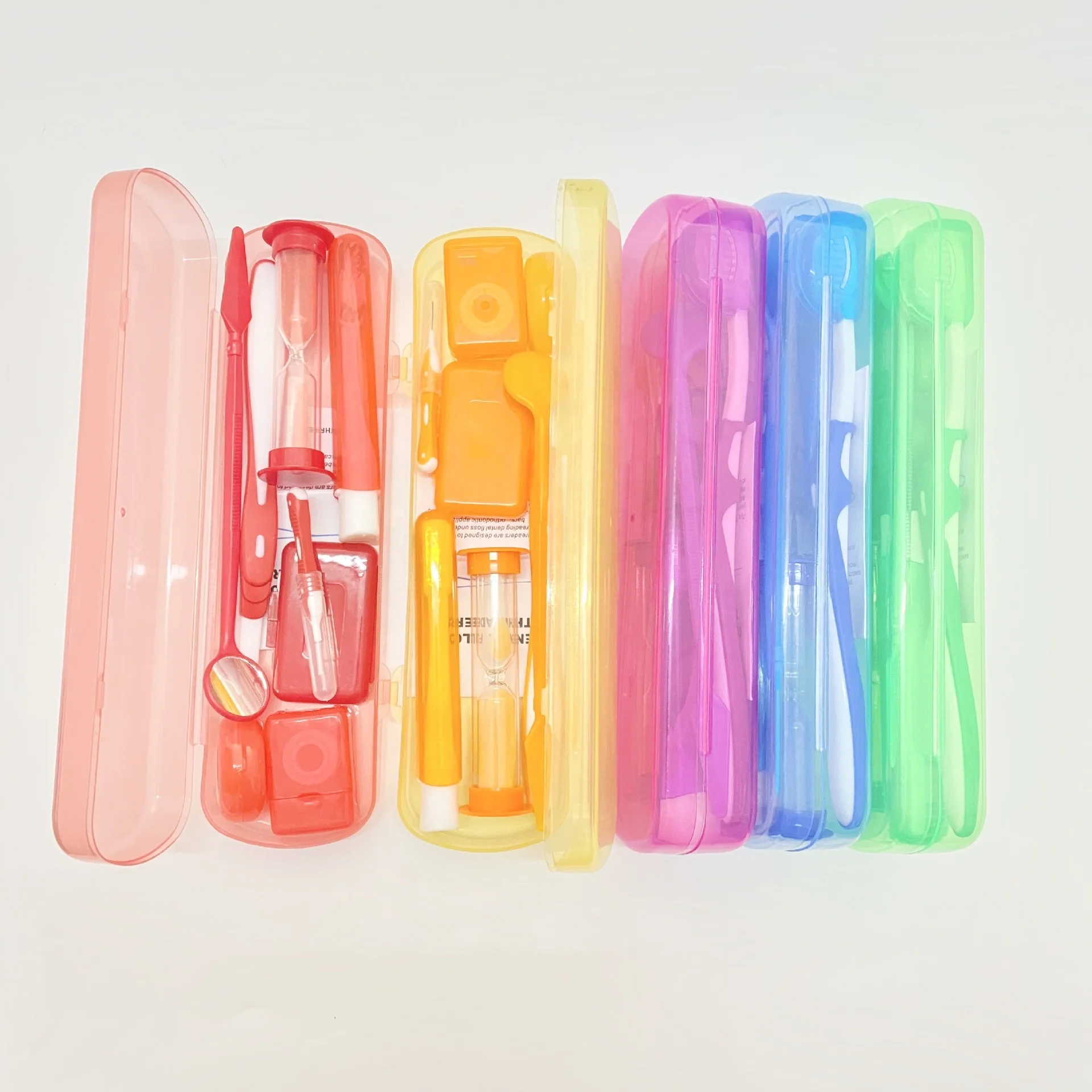 Personal Dental Oral Hygiene Kit Teeth Cleaning Set Dental Orthodontic Care Kit for Braces Patient