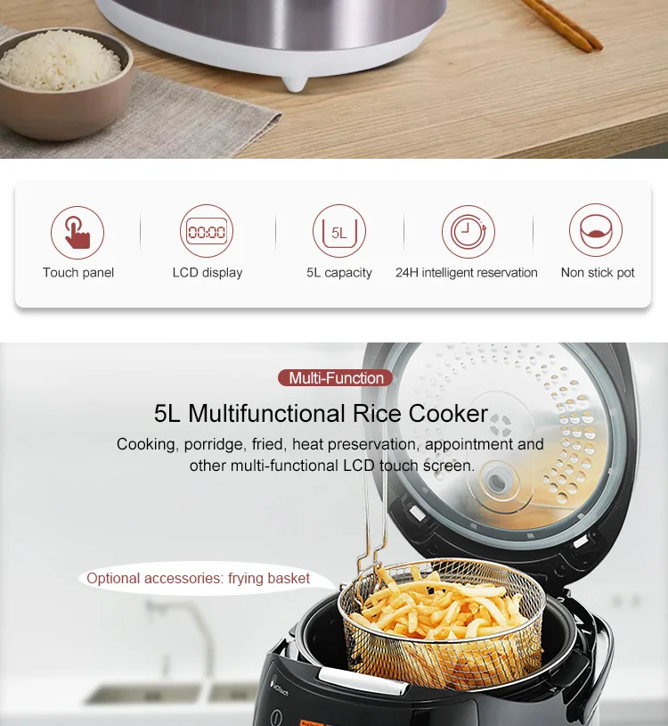 Big Rice Cooker Electric Rice Cooker Multifunction Kitchen deluxe multi digital slow rice cooker