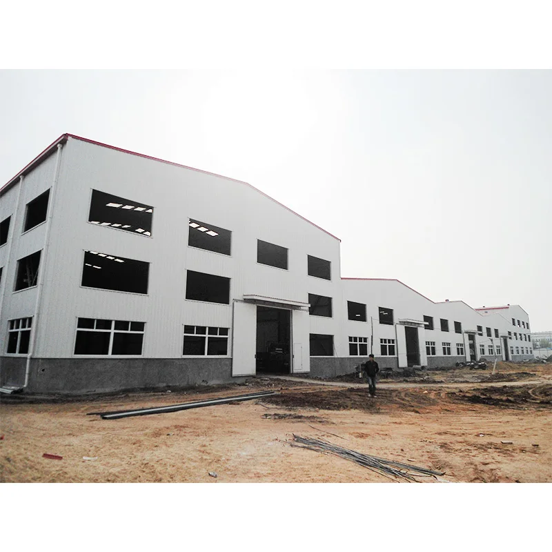 ISO 9001 Certificate Industrial Steel Structure Workshop Factory Warehouse And Commercial Steel Frame Office Building for sale