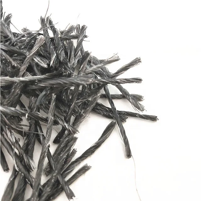 
Twisted Bundle PP Fiber Concrete fiber Asphalt Synthetic Fibers for Concrete Reinforcement 