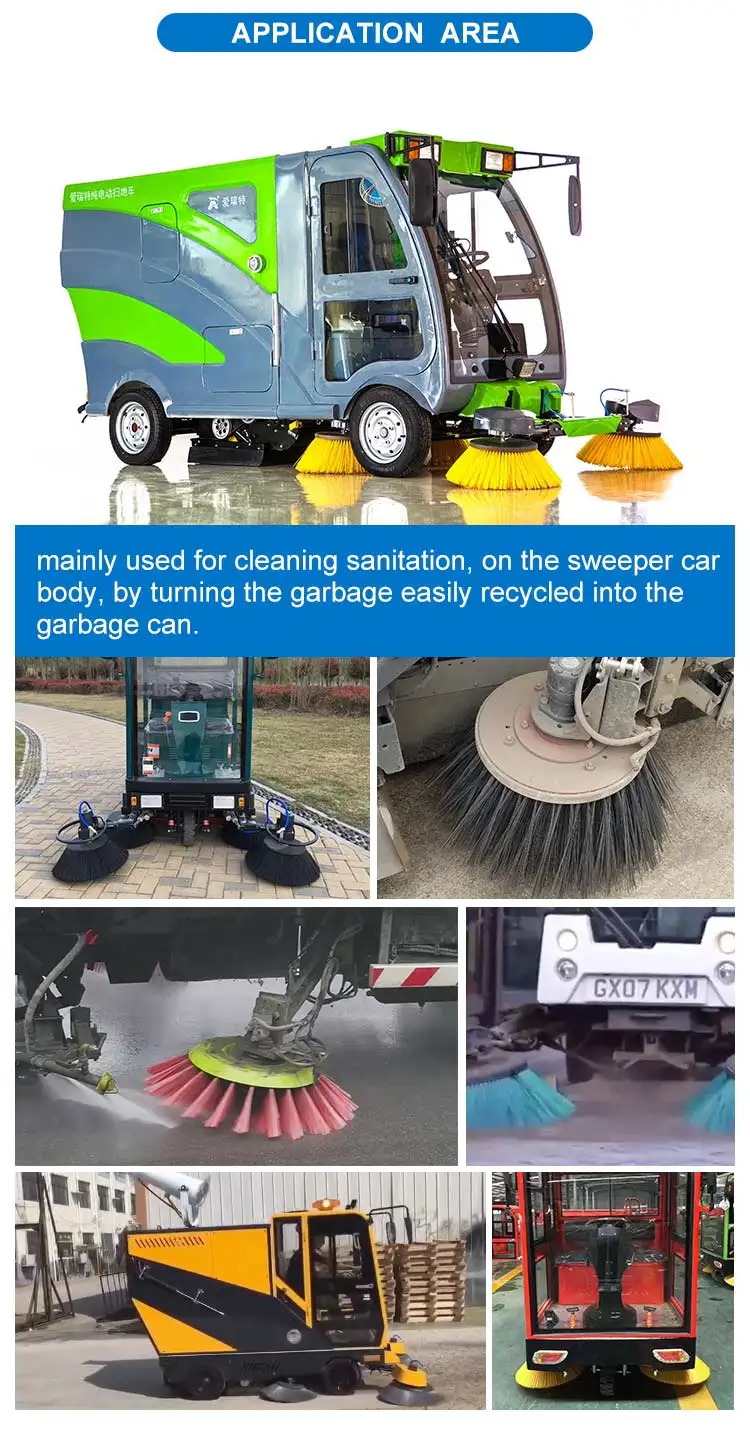 
side Street Round Shape Electric Brush For Cleaning 