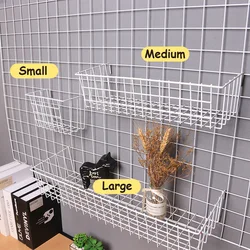 Factory direct sales mesh hanging basket tray shelf storage basket ins storage iron hanging basket