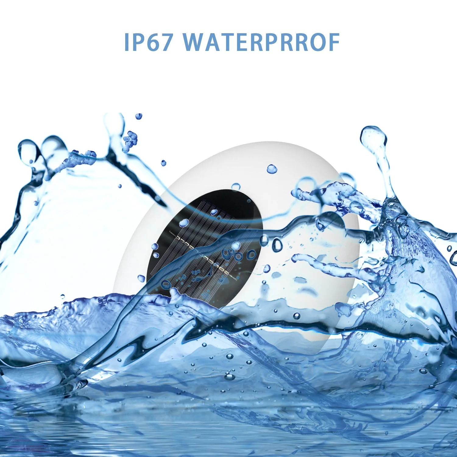 New Solar Water Float Lamp Pool Lamp Outdoor Waterproof LED Lamp Colorful LED Luminous swimming Pool Lights