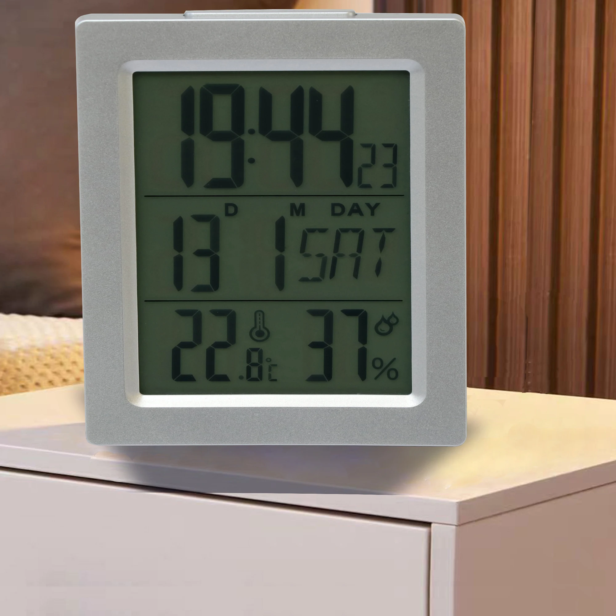 Simple home electronic table clock can be customized color with backlight brightness automatic adjustment backlight