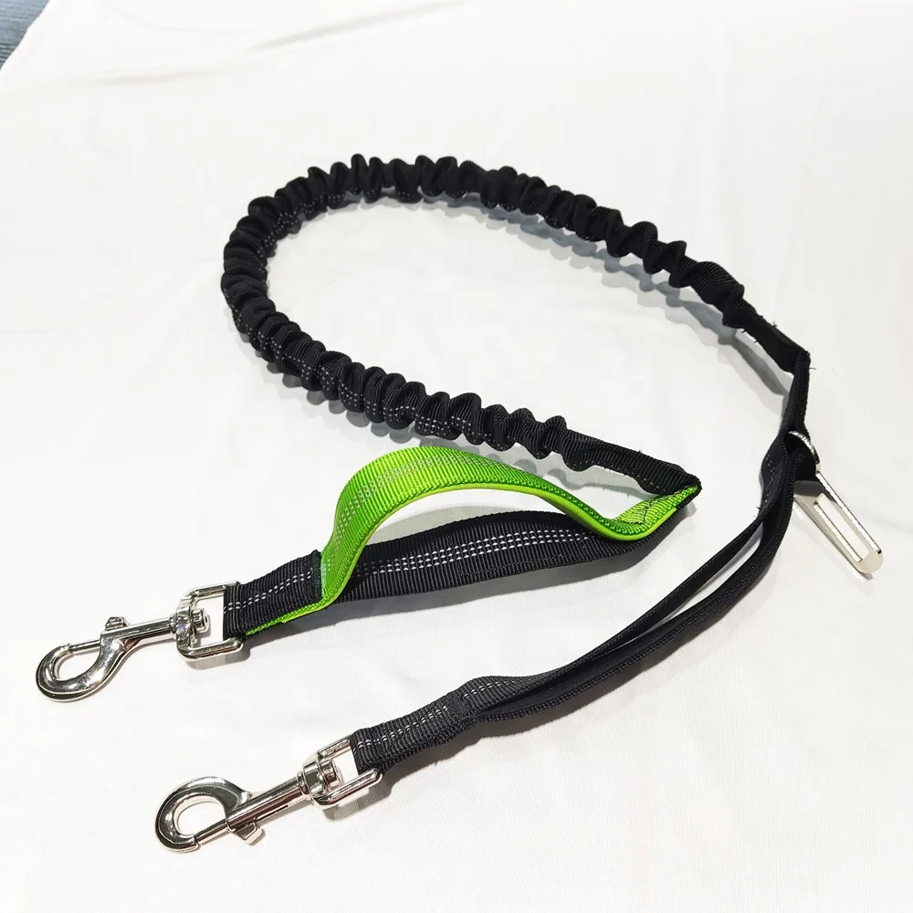 Double Color Nylon Rope Heavy Duty Dog Leash Collar Chain Set Luxury Strong Dog Leash Collar