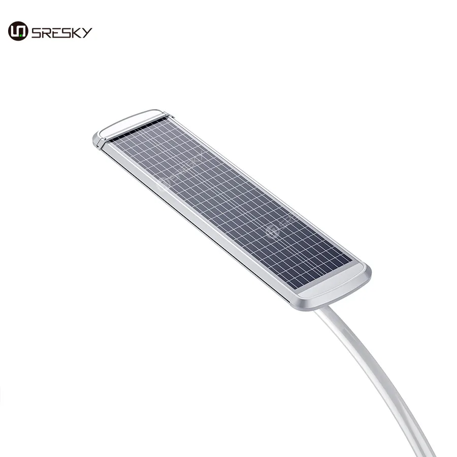 Sresky new design 40W all in one integrated solar led street light with dust sweeping and snow cleaning function