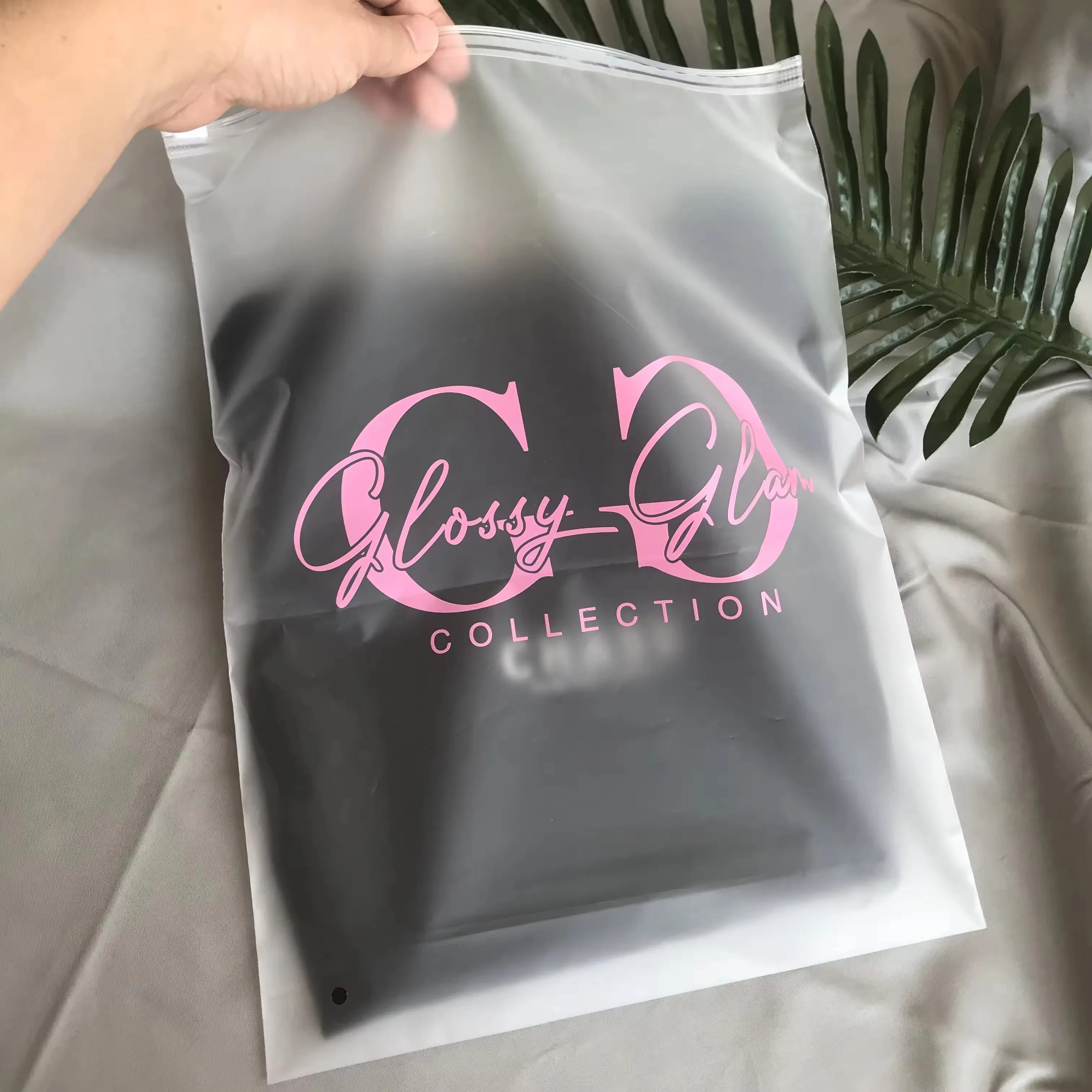 CTCX Custom Ziplock Bag Clear Plastic Zipper Packaging Zipper Bags For Clothing Custom Zip Lock Bag Clothing