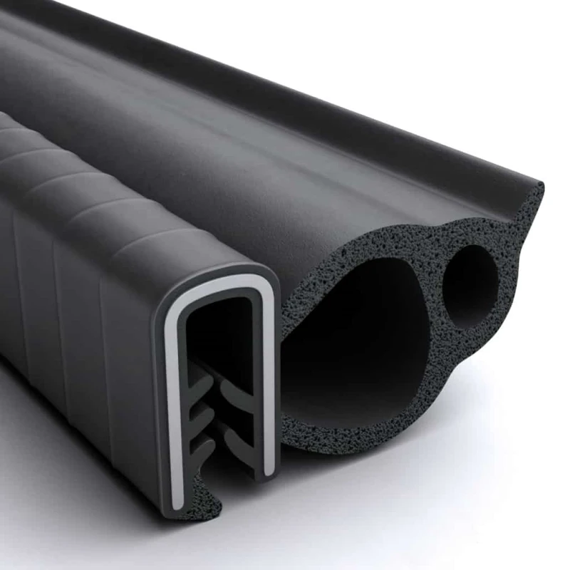 Car Door Rubber Side Bulb Seal Weatherstripping