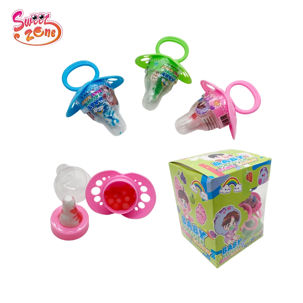Halal Baby Nipple Candy with Pearl Candy Sweet Lollipop