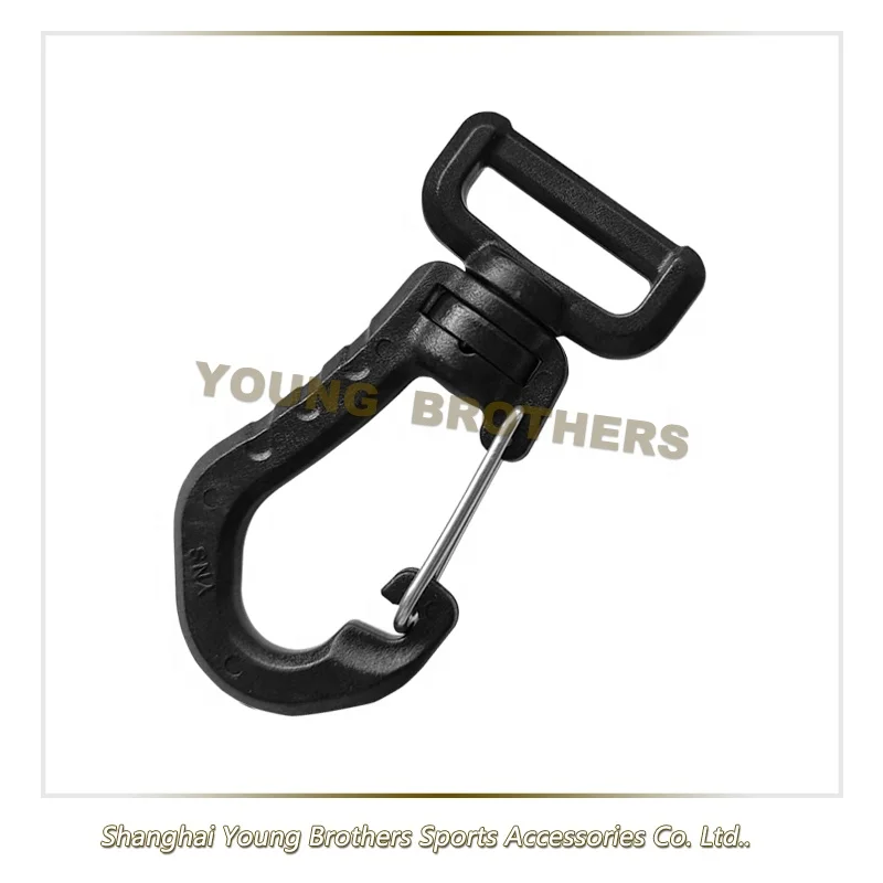 High Quality Two-Way  Plastic Swivel  Hook for Backpacks or Tents