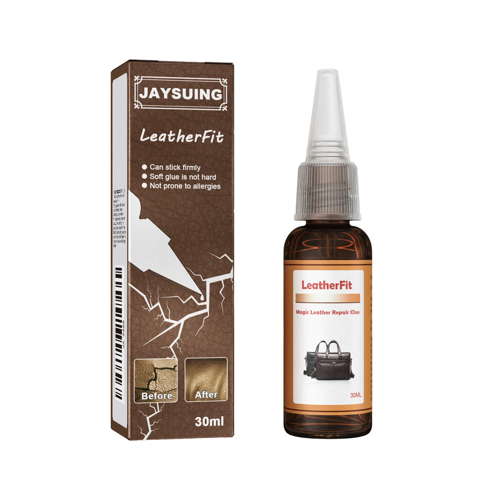 Leather special glue, leather renovation and repair agent, repair car sofa leather bag leather cracks