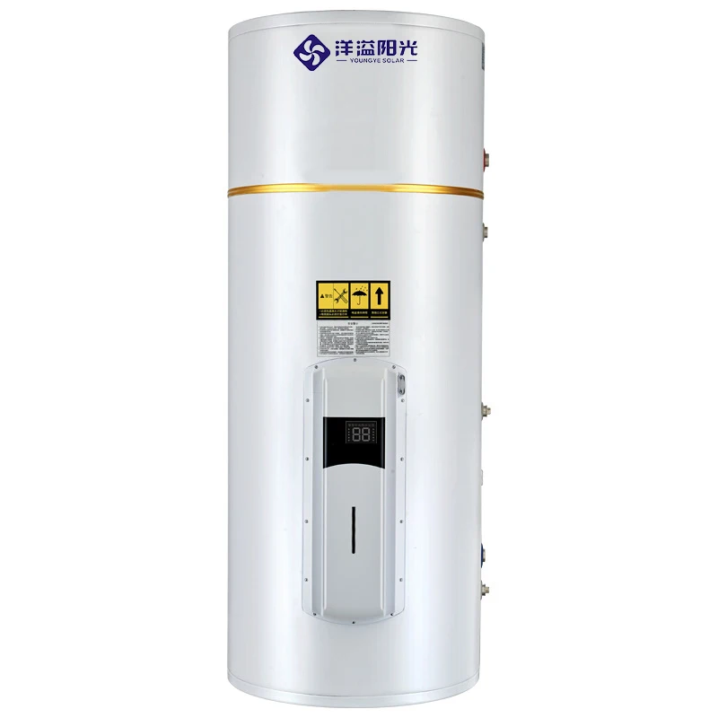 Split air energy water heater with external microchannel heat transfer can meet all kinds of cleaning and bathing