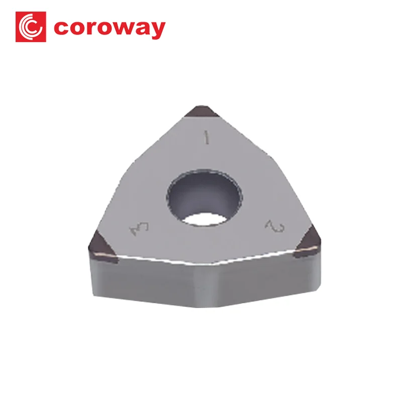 High Quality 3 Tips PCBN Tipped Turning Tool Cast Iron Casting Machining Coated Solid CBN/PCBN Inserts CNC CBN/TNGA WNGA Inserts