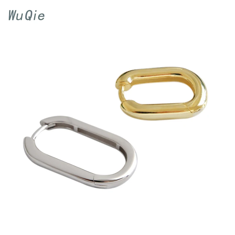Минималистичные ювелирные изделия Wuqie 2020, U-образные очаровательные серьги из стерлингового серебра, шикарные и модные серьги