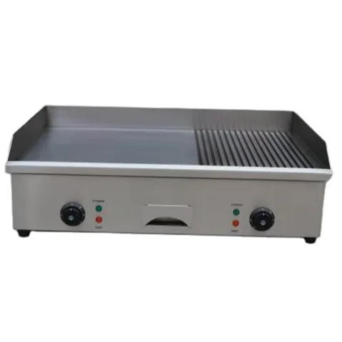 Commercial  Stainless Steel Electric Griddle With Cabinet