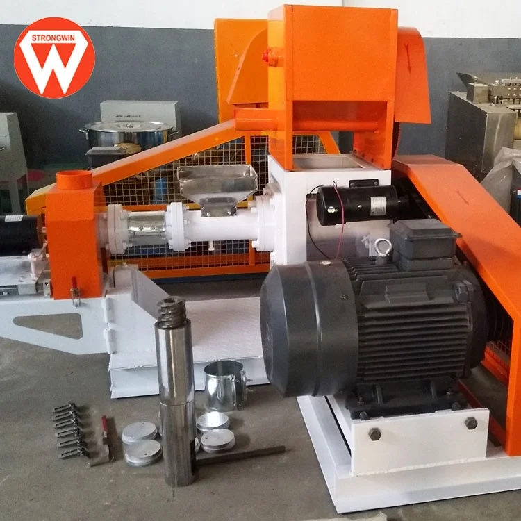 
Henan Strongwin fully automatic pet food production line for making dog cat food 