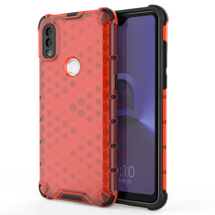 Four-corner Anti fall Rubber Plastic Back Cover for Vivo X60 Pro Plus Honeycomb Creative Mobile Phone Case for Vivo Y20