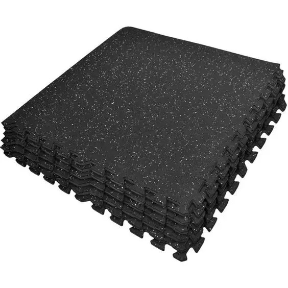 Fitness Playground EPDM Gym Flooring Rubber Tiles with Interlocking Mat