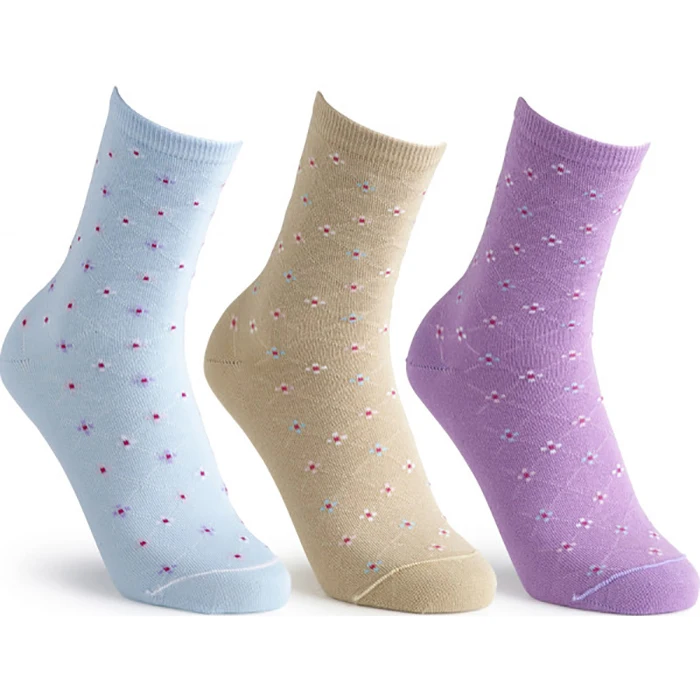 Factory Wholesale Long Lace-up Cotton Professional  women socks