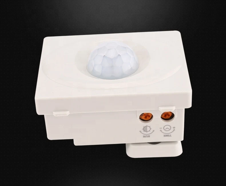 Universal clip human infrared sensor switch 10A relay high power 220V motion sensor light control adjustable motion sensor