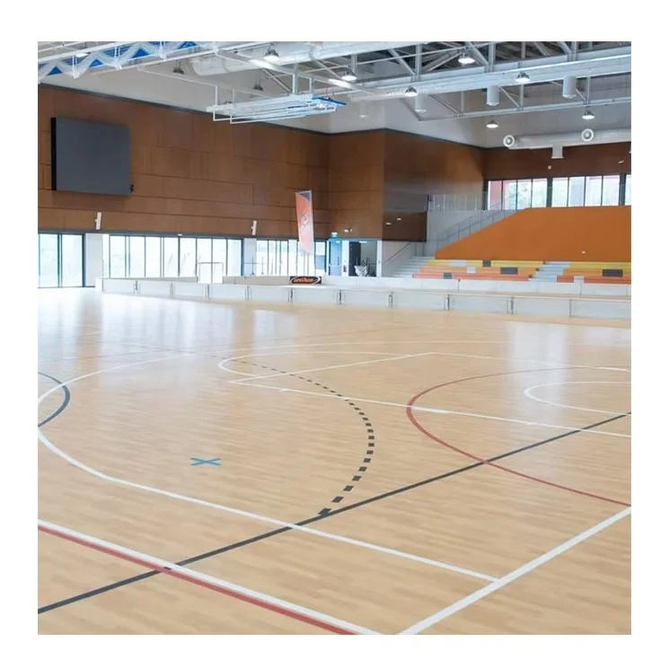 Easy To Install Portable System Basketball Court Maple Sports Flooring